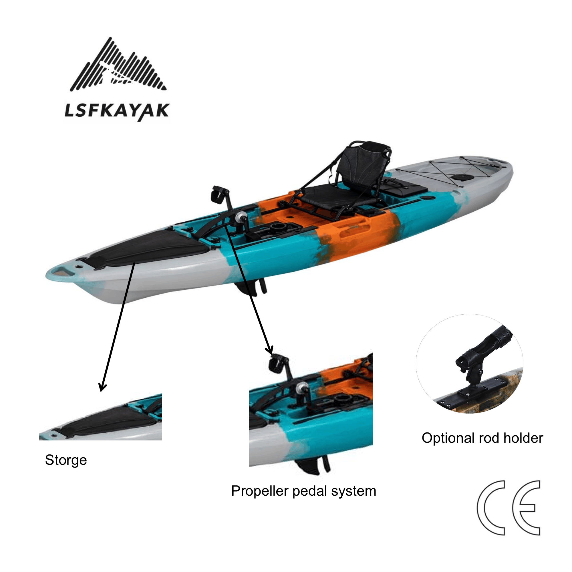 Kayak Pancing Mirage Propel 12 - Fishing Kayak Pedal Drive ulasan dan harga