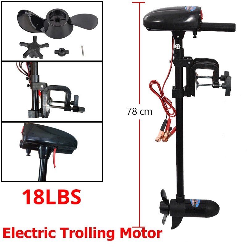 Motor Perahu Listrik 18LBS/28L - Fishing Kayak Trolling Motor ulasan dan harga